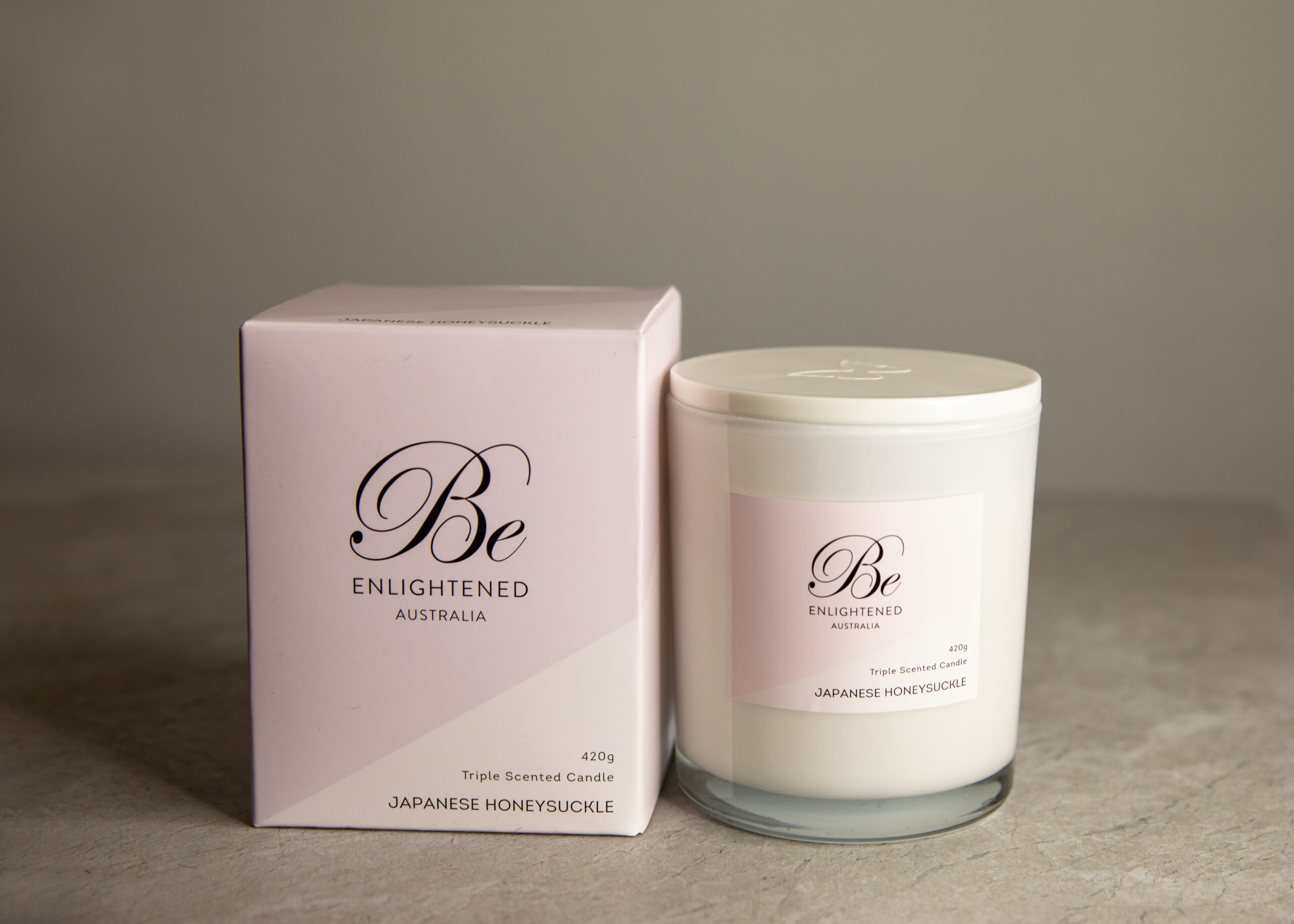 Japanese Honeysuckle Elegant Triple Scented Candle Gillian Marie Hair